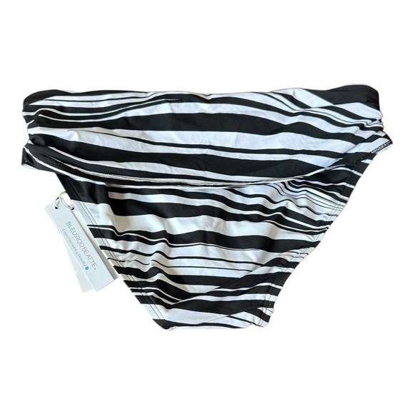 BLEU ROD BEATTIE New Wave Sarong Hipster Bottom - Black/White Size 8 NEW - Picture 9 of 15